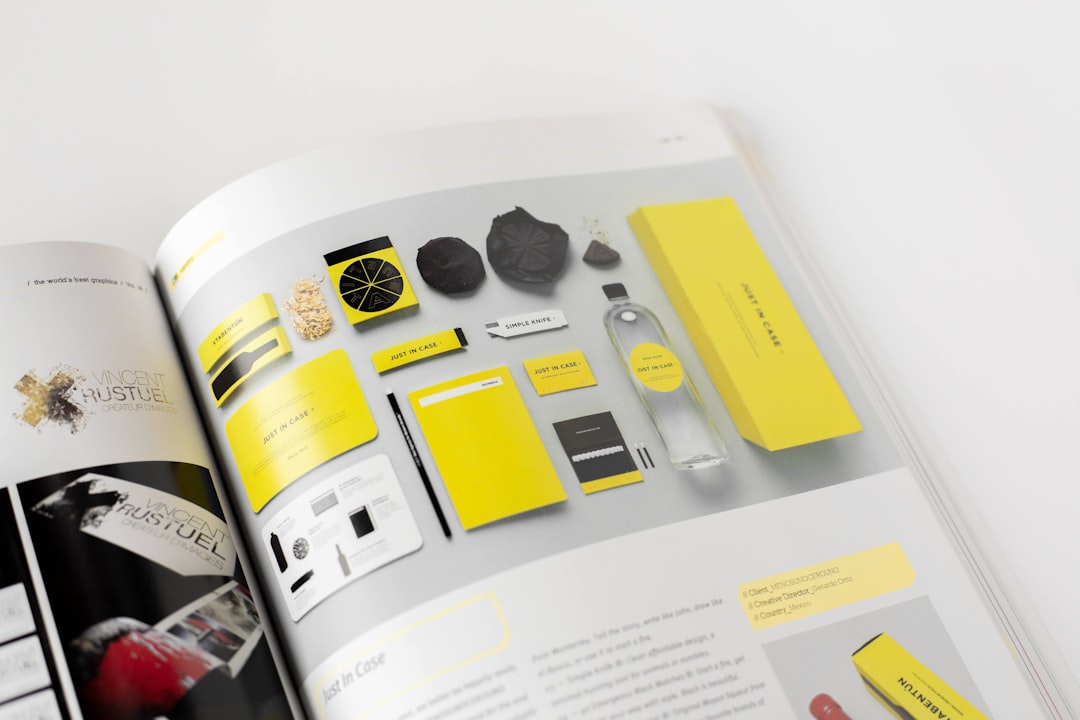 services-02 Editorial design for yellow packaging products ad published in print magazine